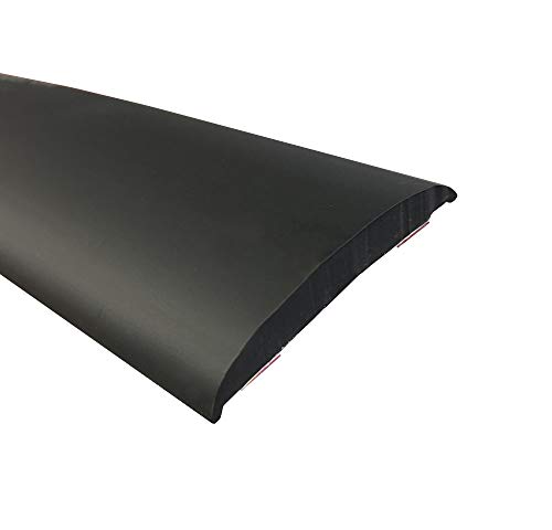 Moldura universal NEGRA (tira 5 m) auto-adhesiva PVC protección paragolpes.