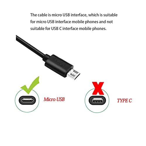 ZLONXUN Cargador Coche for Samsung Galaxy A10/S7/S7 Edge/S6/A8/J7/Note 5,Huawei P Smart/Y7P/P9 Lite/P10 Lite/Mate 8/Y7/Y6P/Y6,Xiaomi Redmi 9A,HTC M9,con Cable Micro USB