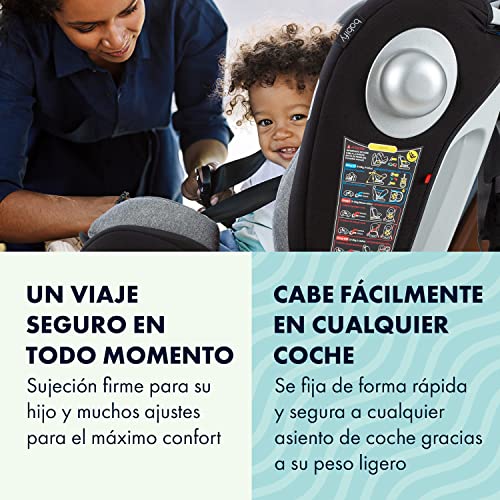 Babify Onboard Silla de Coche para Bebés y Niños, 0 Meses - 12 Años, Ajustable 360, Asiento Portátil y Seguro, Silla Cómoda y Acolchada.