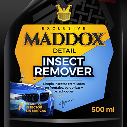 Maddox Detail - Insect Remover 500 ml para Coche | Elimina Mosquitos y Manchas en Faros, Parabrisas y Parachoques | Ideal para Limpieza de Alto Rendimiento | Spray de Limpieza de Automóviles